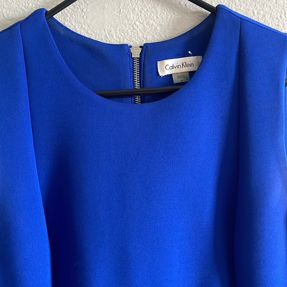 Calvin Klein Cobalt Blue Sheath Dress - Picture 3 of 6